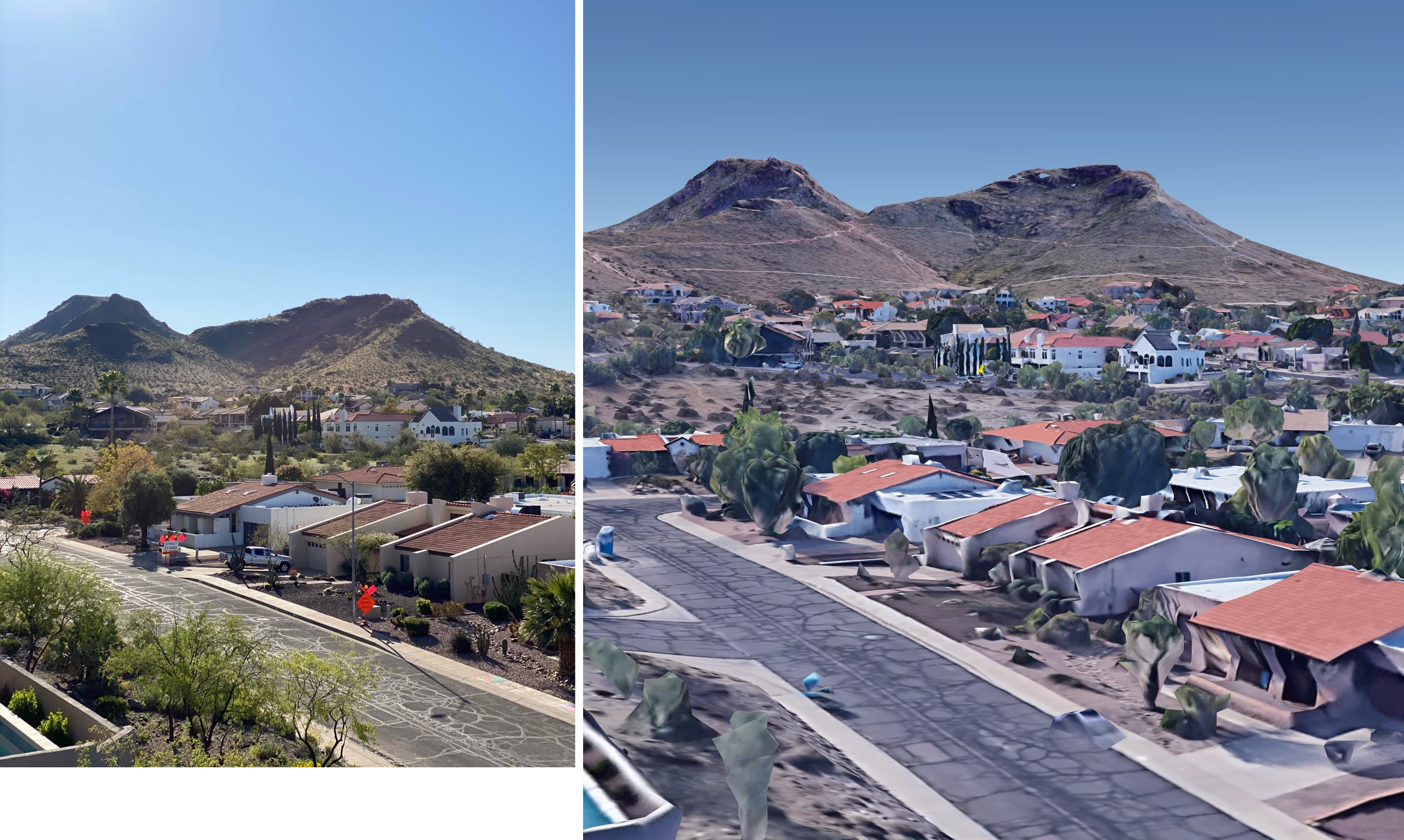 Re-correlating a picture by matching landmarks